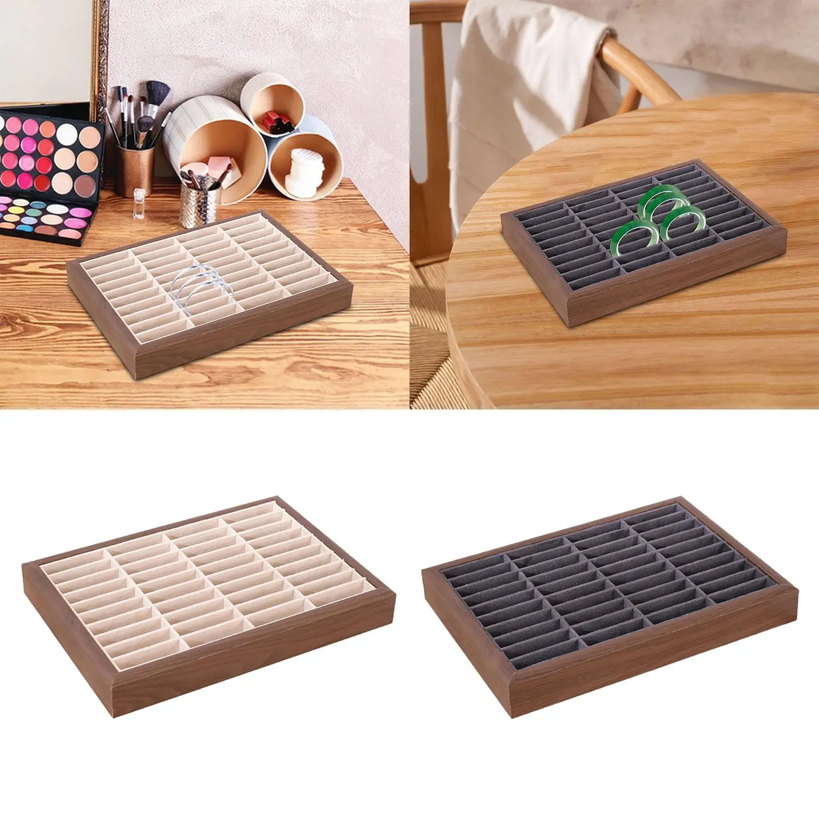 Bracelet Tray Bracelet Display Tray Stackable Jewelry Storage Case Showcase Holder Jewelry Box Organizer for Desk Home Drawer