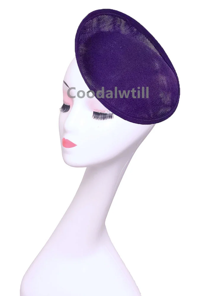 20*18 سنتيمتر البرتقال الفاسناتور قاعدة السيدات ديربي قبعات قبعة لوازم DIY بها بنفسك إكسسوارات الشعر العروس الزفاف الفاسناتور قواعد قبعة الحرفية #6