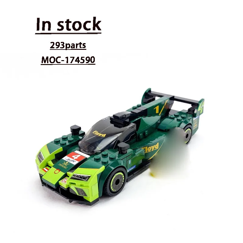 

MOC-174590 New Classic 1990s Iconic Sports Racing Car Building Block Model, 293 Parts, Birthday Toy Gift for Boys and Children