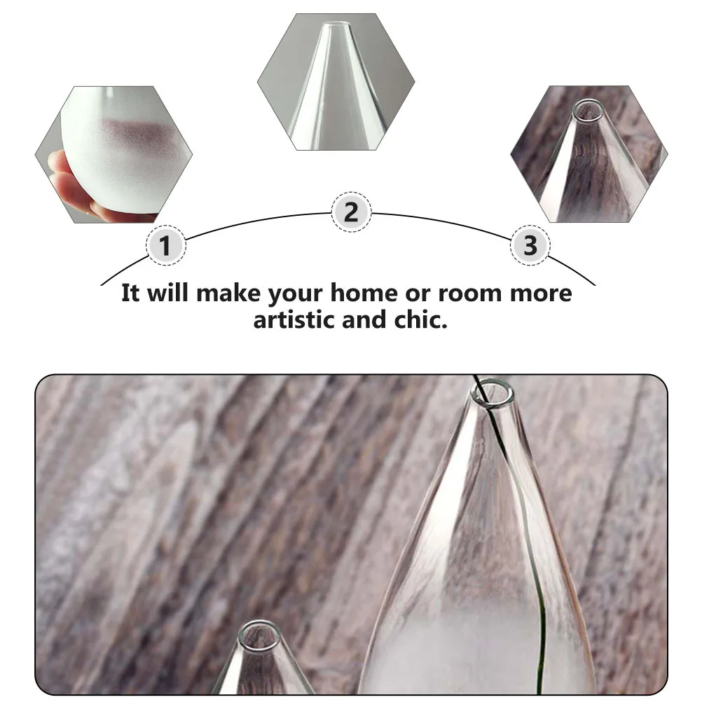 

Transparent Frosted Glass Vase Nordic Style Flower Vase Flower Arrangement Holder Home Decor Desktop Display