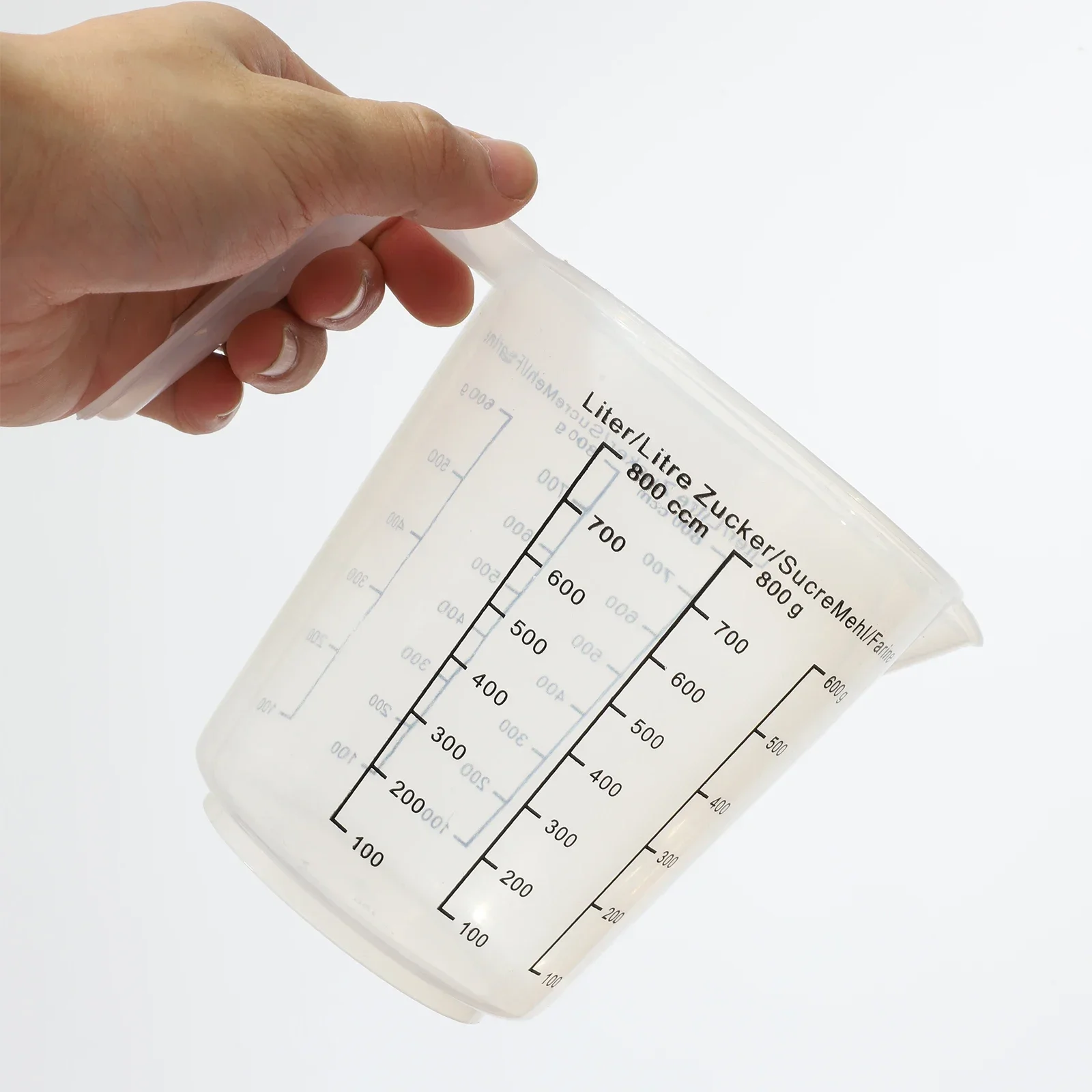 

Household Plastic Thickened Measuring Cup Plastic Cups with Scale Food Grade Measuring Cup Kitchen Baking Measurings Tools Sets
