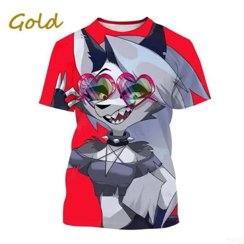 Moda męska Odzież Nowa koszulka z nadrukiem 3D Anime Personalizowana Hip Hop Harajuku Street Unisex Oversize T Shirt