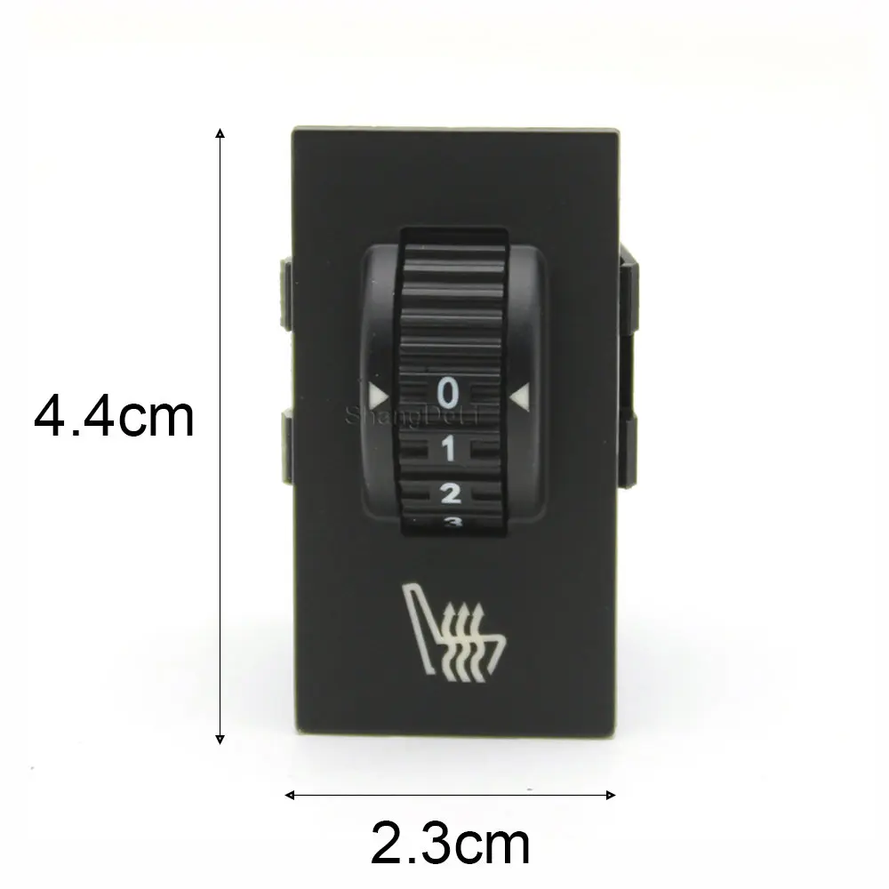 Car Seat Heated Switch Heating Control Button for Peugeot 207 308 407 508 607 807 RCZ for Citroen C5 Auto Accessories