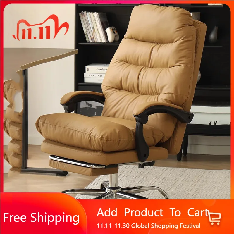 

Footrest Vanity Office Chair Modern Mobile Vanity Ergonomic Office Chair Backrest Student Dresser Silla Oficina Home Furniture