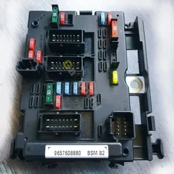 BSM B2 Fuse Box Assembly For Peugeot 307 406 807 206 Citroen C3 C5 C8 Xsara 1999 - 2012 9657608880 9650664180 6500Y1