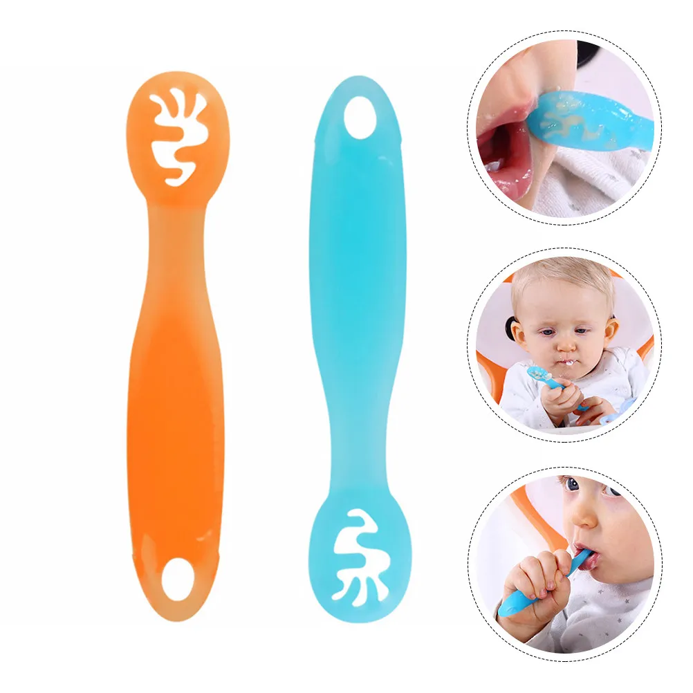 2pcs-food-grade-silicone-toddler-learning-spoons-bpa-free-microwave-safe-baby-dip-spoon-for-safe-self-feeding-training-essential
