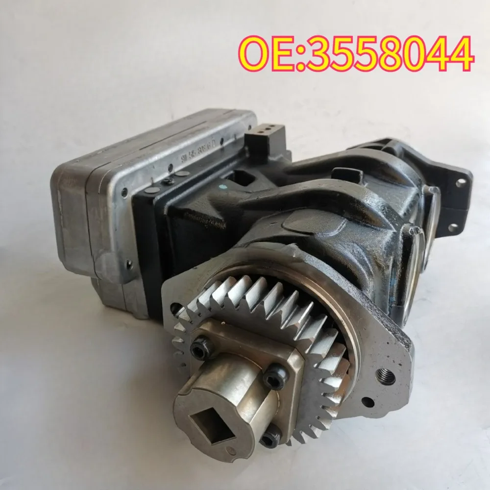 Original High quality New For 3558044 The air brake compressor is suitable for CUMMINS - SS296 E model, 13.2 CFM, L10/NT engine