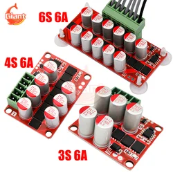 3S 4S 6S scheda di equalizzazione Ative della batteria al litio Mini batteria scheda di bilanciamento rapido modulo condensatore di equalizzazione energetica della batteria