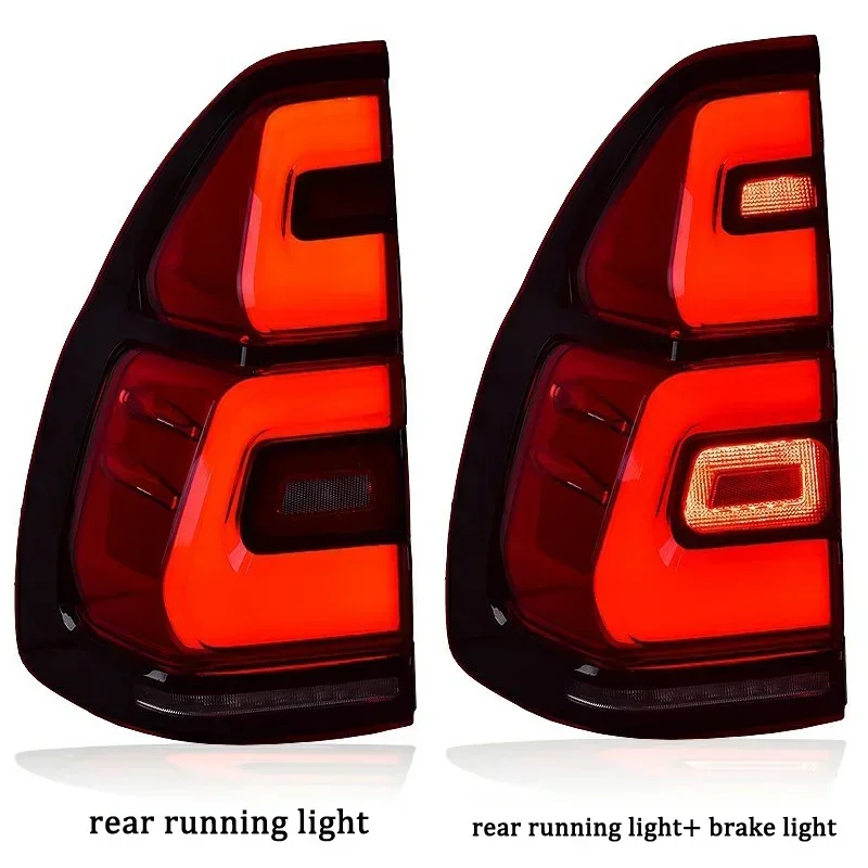 

Car LED Taillight Tail Lamps For Toyota Prado 120 FJ120 2003 - 2009 Rear Running Brake Reverse Dynamic Turn Signal Indicator
