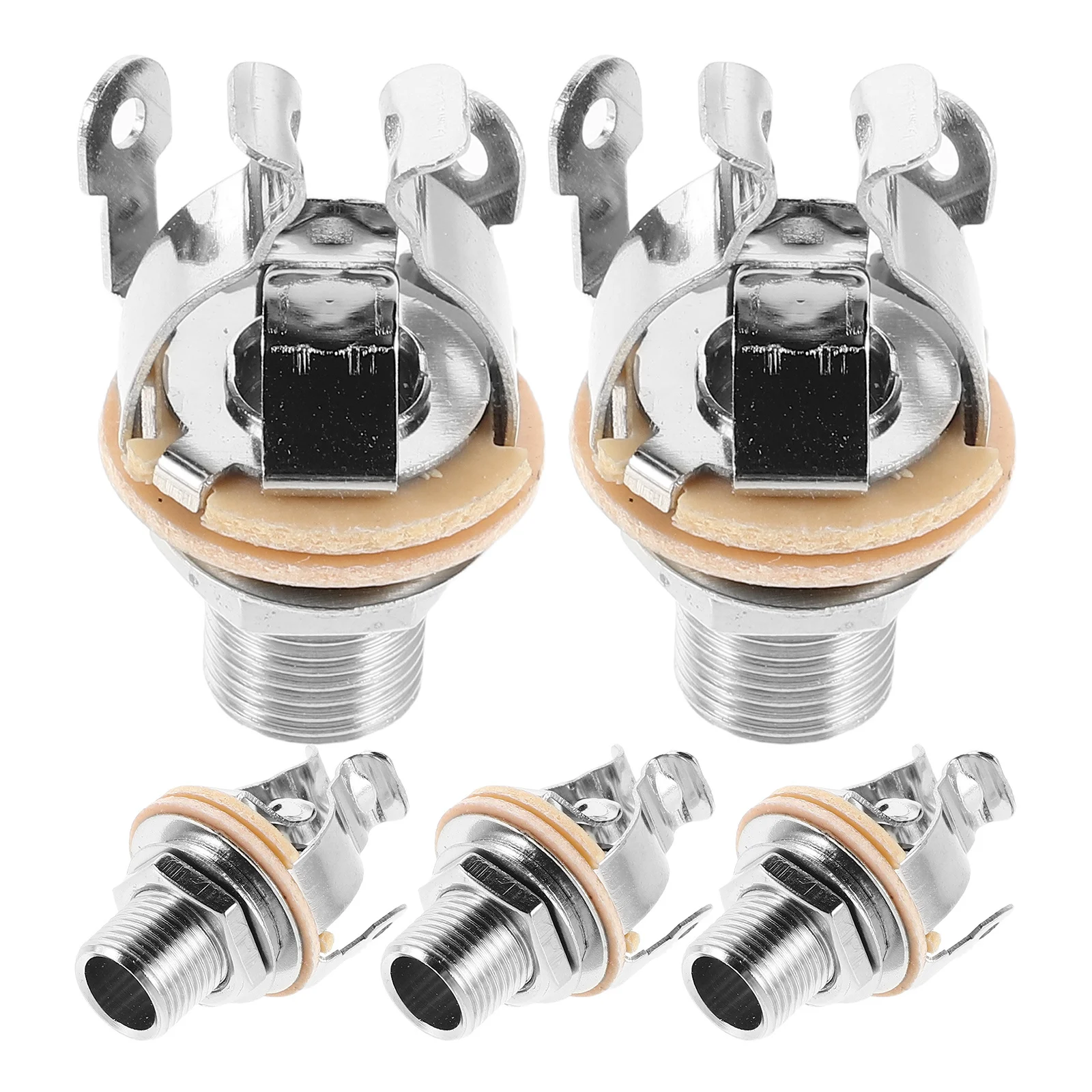 

5Pcs Bass Guitar Pickup Output Jack Socket Replacement Longlasting Repair Mono Signal Electric Guitar Accessories Musical