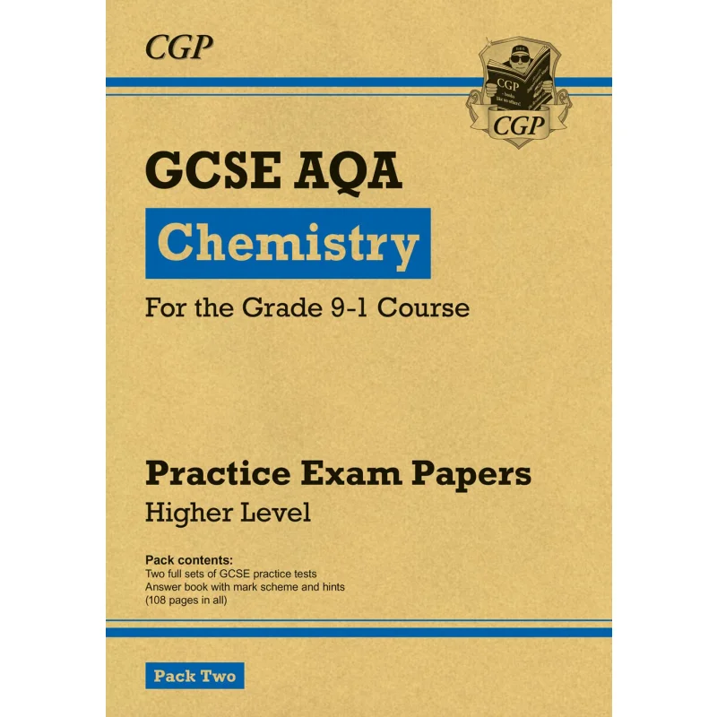 

Бумага для практики химии GCSE AQA, более высокая упаковка, 2 книги CGP, координация групп, публикации 9781782948391, книга