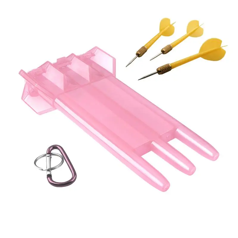 Soft Tip Dart Case Dart Holder Dart Cases For Soft Tip Darts With Lock Buckle Includes Soft Tip Darts & Extra Dart Tips Shafts &