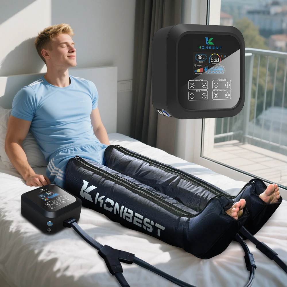 Pressotherapy Custom Logo Lymphedema Sport Relax Air Compression Recovery Boots Leg Massager Machine Recovery Boots Leg Massager