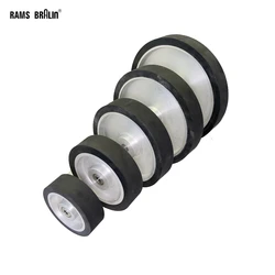 1 piece 200/250/300/350mmx50mm Smooth Rubber Contact Wheel Belt Grinder Replacements Sanding Belts Wheel