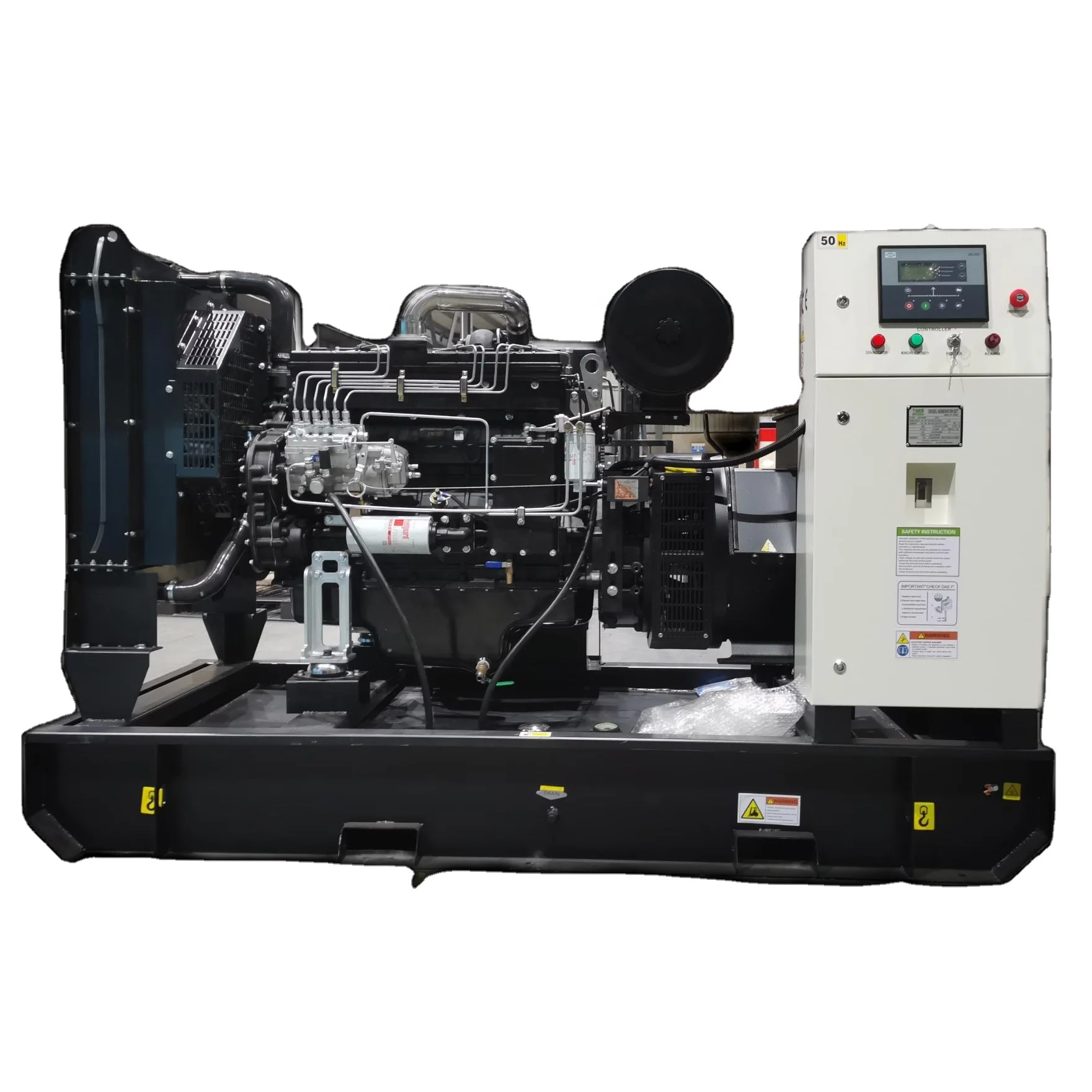 hot sell Chinese 120kw 380v open diese l generator factory price water cooled for home use