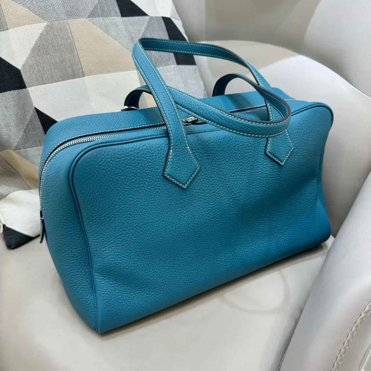 NONE Erste Schicht Cowhide Leather Bowling Bag Unisex 7