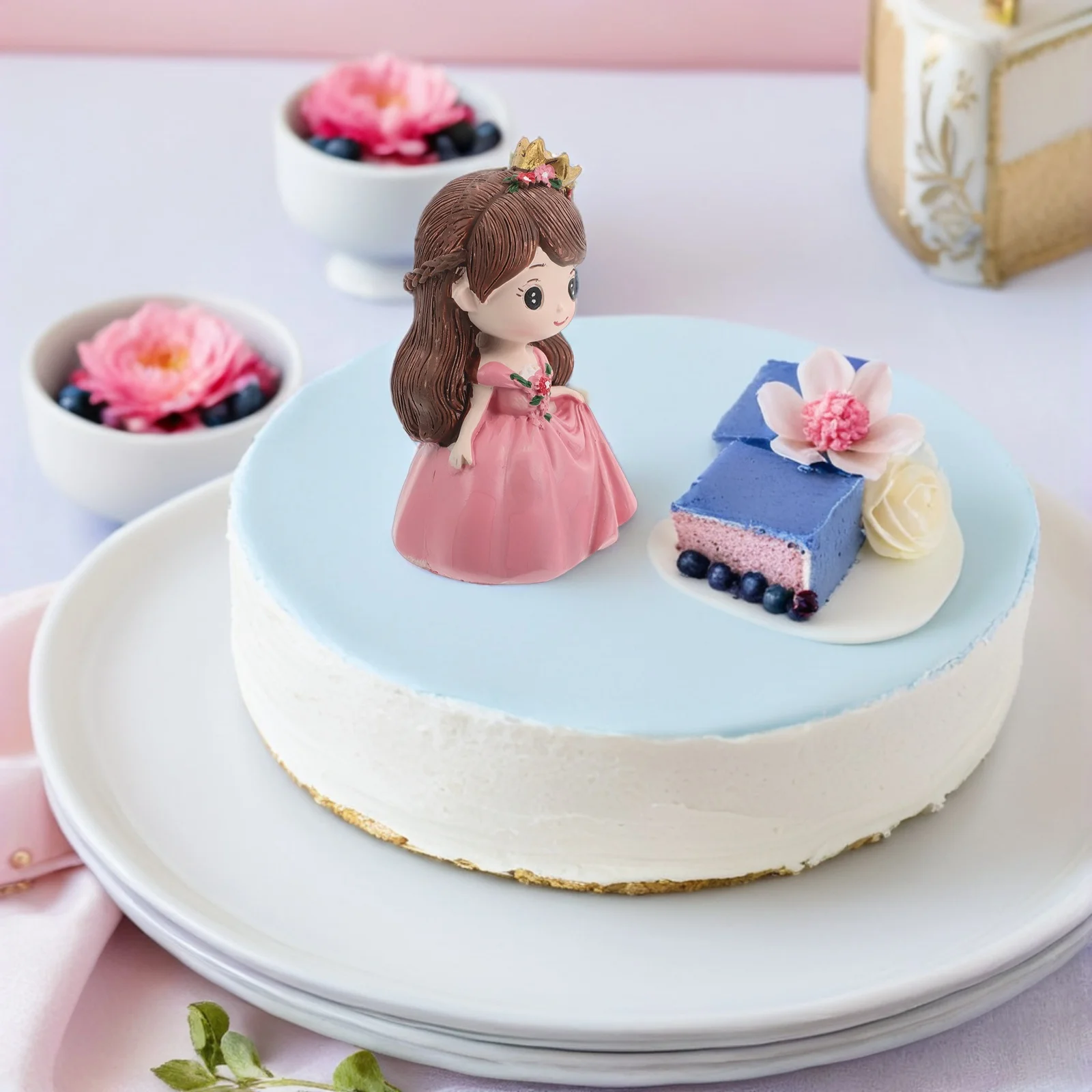 

Cake Ornaments Birthday Decorations for Figurine Topper Figurines Little