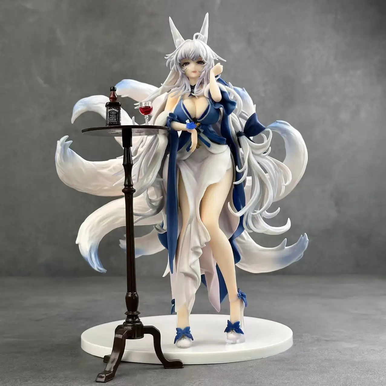 

Bandai Blue Archive Handmade Letter Thick Haze Moon Ten Night Dress GK Handmade Anime Pretty Girl Peripheral Model Ornament Gift