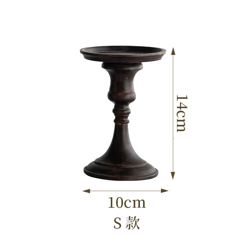 Factory Direct 2026 Top YXY Base portacandele per tavolo da pranzo in resina con supporto alto vintage