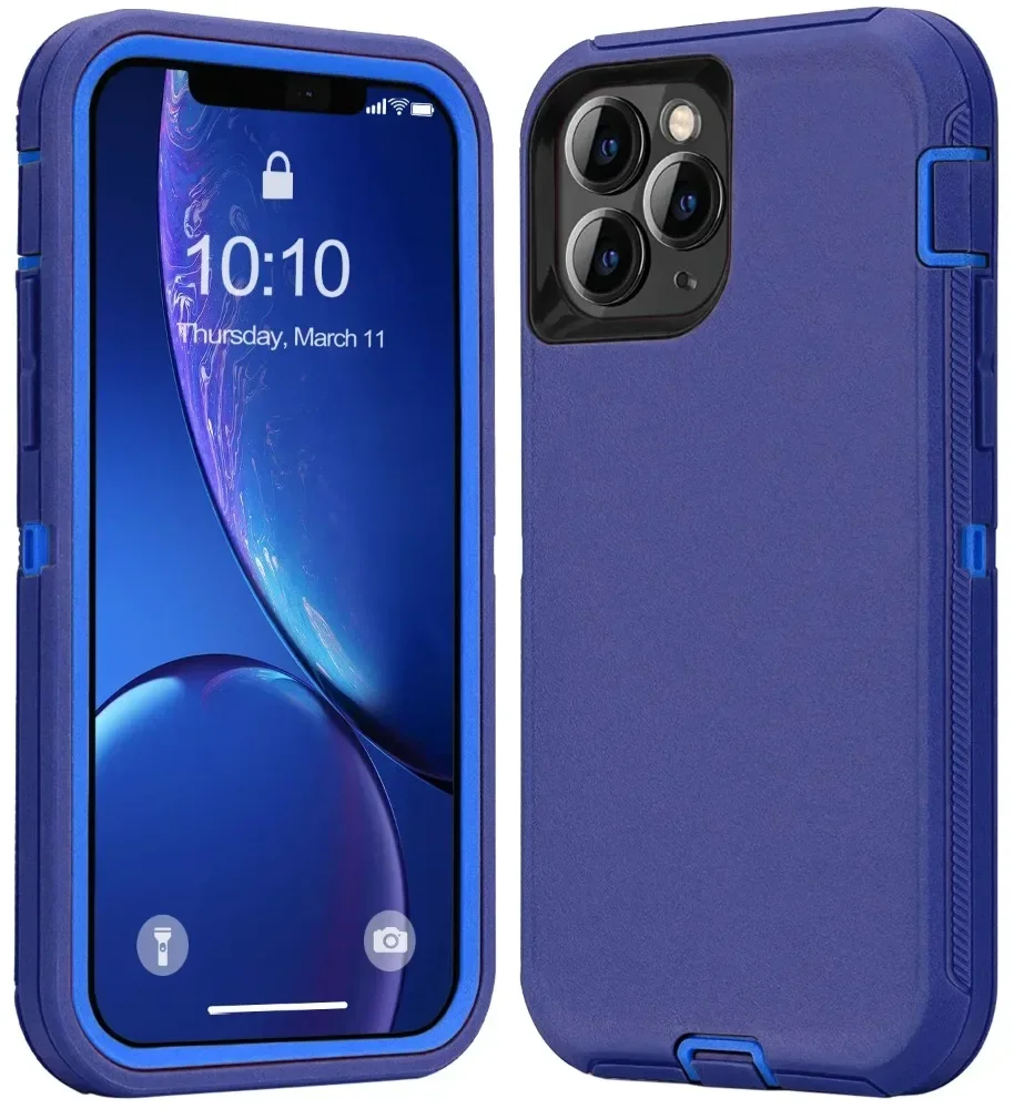 Rugged Armor OTT Handyhülle für iPhone 18 17 16 15 14 13 Pro Max, robuste PC+TPU-Schutzhülle, stoßfest, vollständiger Schutz. – Detail 11