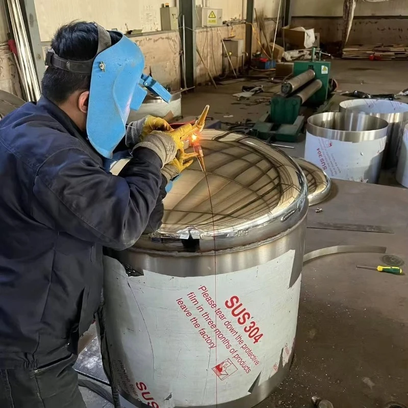 خزان تخمير الجبن 100 لتر عالي الجودة يمكن التحكم بدرجة الحرارة لإنتاج الجبن