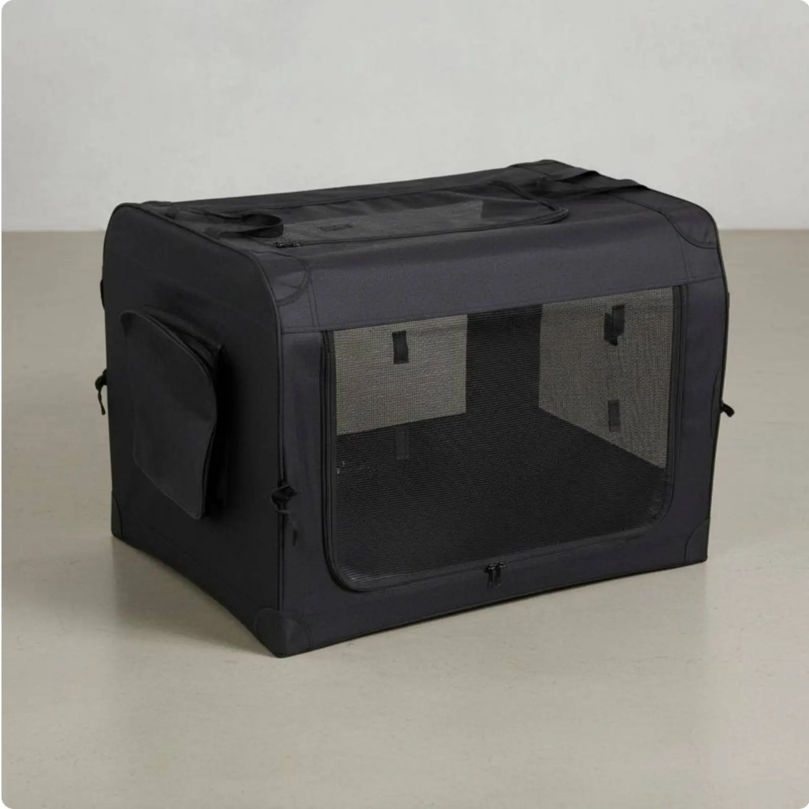 

Car Pet Crate Steel Frame Foldable Pet Crate Portable Dog Kennel Oxford Cloth Pet Dog Carrier Tent Quick Setup for Outdoor