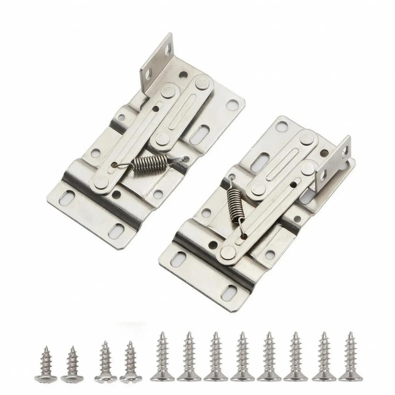 Soft Close Cabinet Hinge for Kitchen Cupboard Door with Folding Support Arm and Screws for Vanity