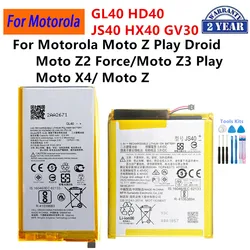 100% Original GL40 3510mAh Battery For Motorola Moto Z Play Droid XT1635 XT1635-01 XT1635-02 XT1635-03 Mobile phone+Tools