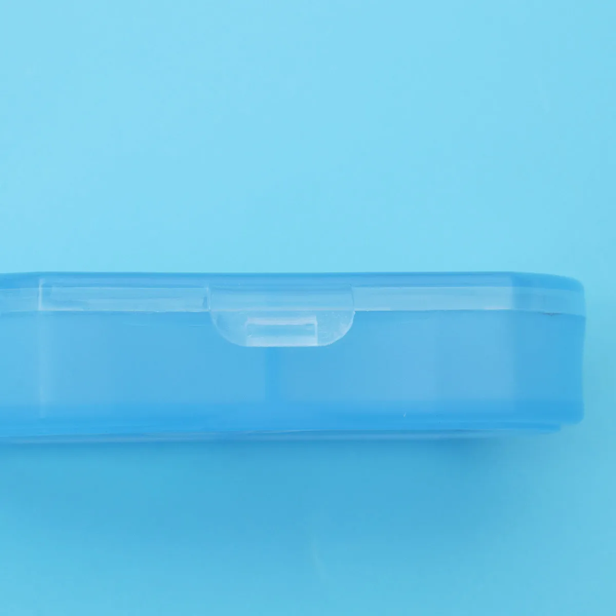 

2pcs Portable 7 Day Weekly Pill Organizer Transparent Compartment Medicine Storage Case Lightweight Durable Plastic Am