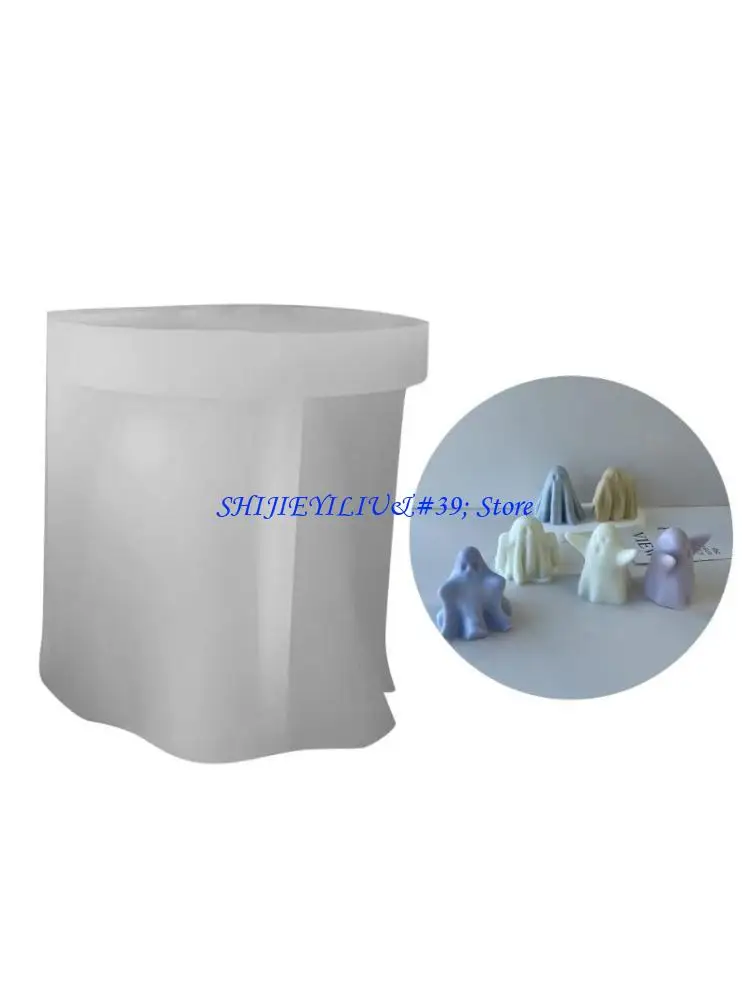 

E21F Призрак эпоксидной смолы плесени без стика ароматизированная силиконовая силиконовая плесень