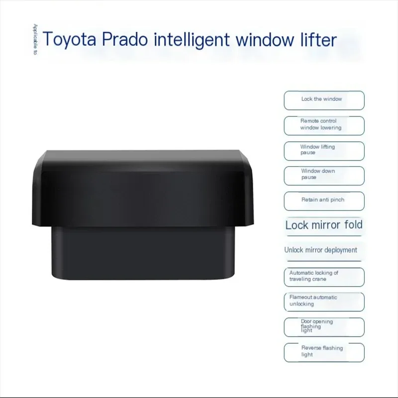 For Toyota Prado 2010-2017 OBD Window Closer And Speed Lock Auto Door Lock Plug And Play Car Accessories