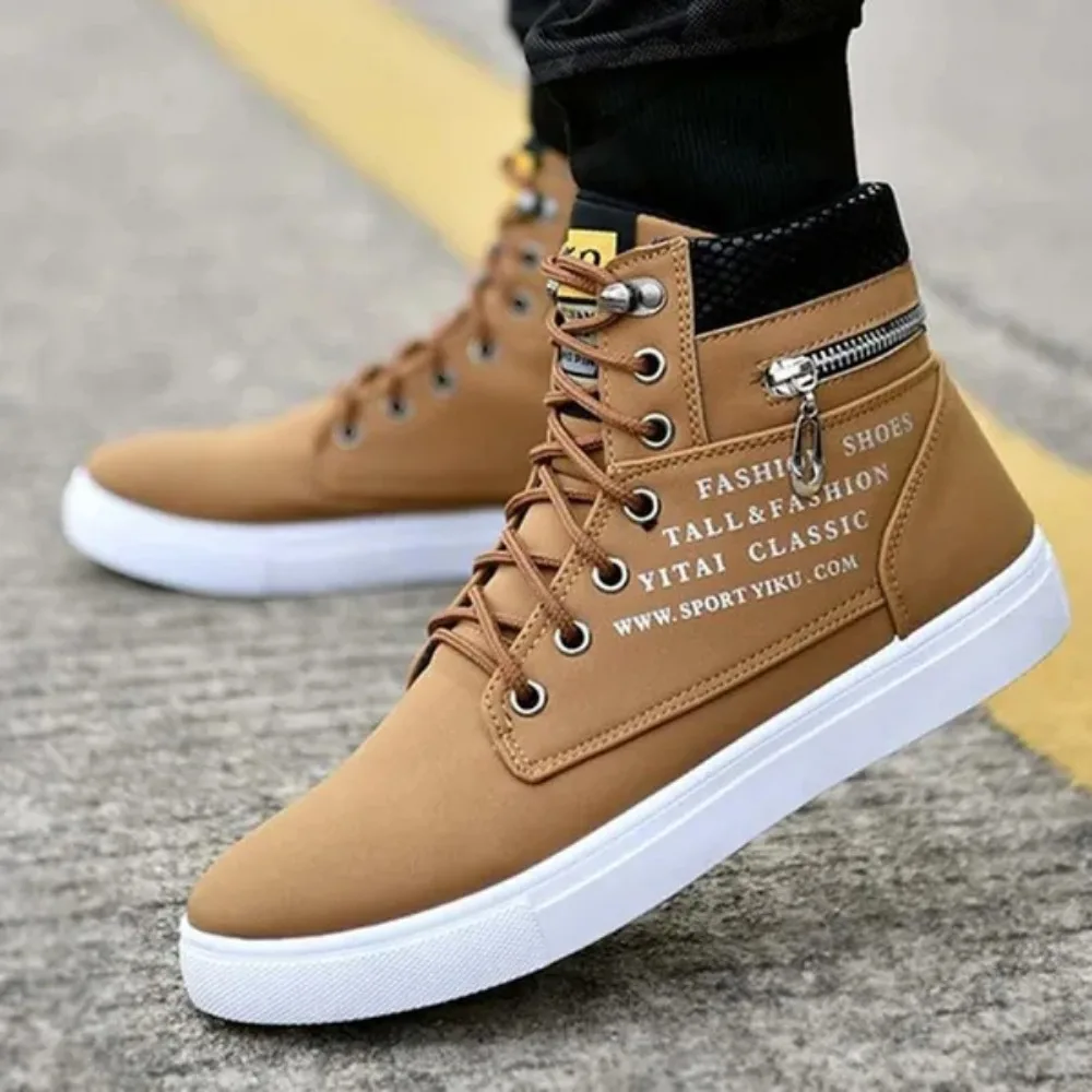 Mens New Fashion Hip Hop Style Casual Shoes High Top Sneakers Canvas Boots 4 Colors size 39-46