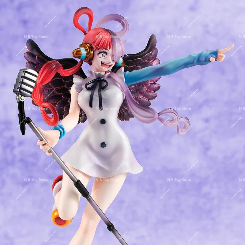 

in Stock One Piece Mega House P.O.P Mundo Cantante Femenina Uta PVC Colección De Personajes De Anime Modelo De Regalo