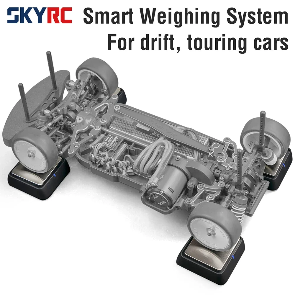 SKYRC Corner Weight System Wireless Bluetoth RC Car Balancing Scale Kit SK-500036 for 1/8 1/10 1/12 RC Car Truck Buggy