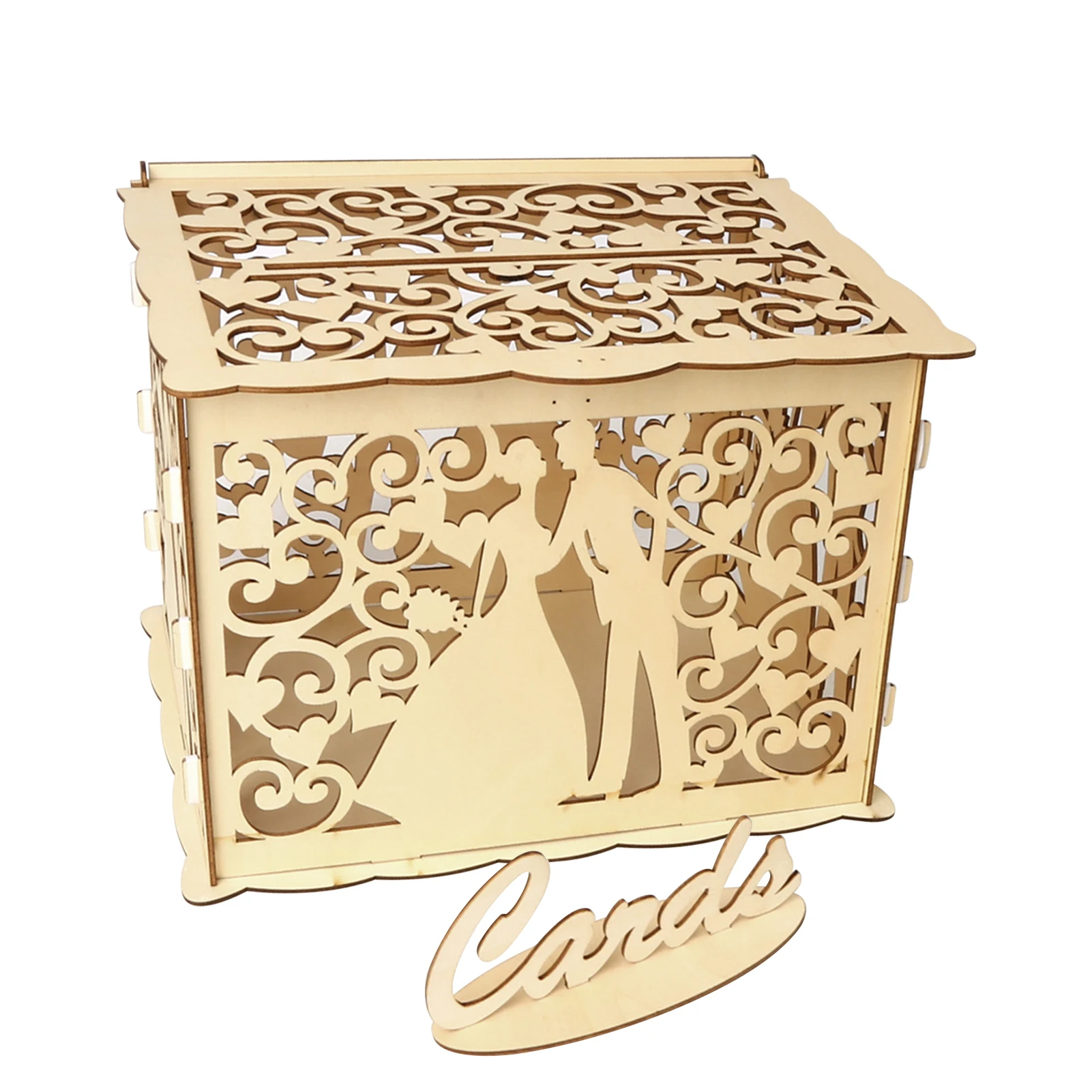 For Guest Graduations Collection Gift Vintage DIY Party Decor Boxwood Birthday SuppliesAnniversary Wedding Card Box