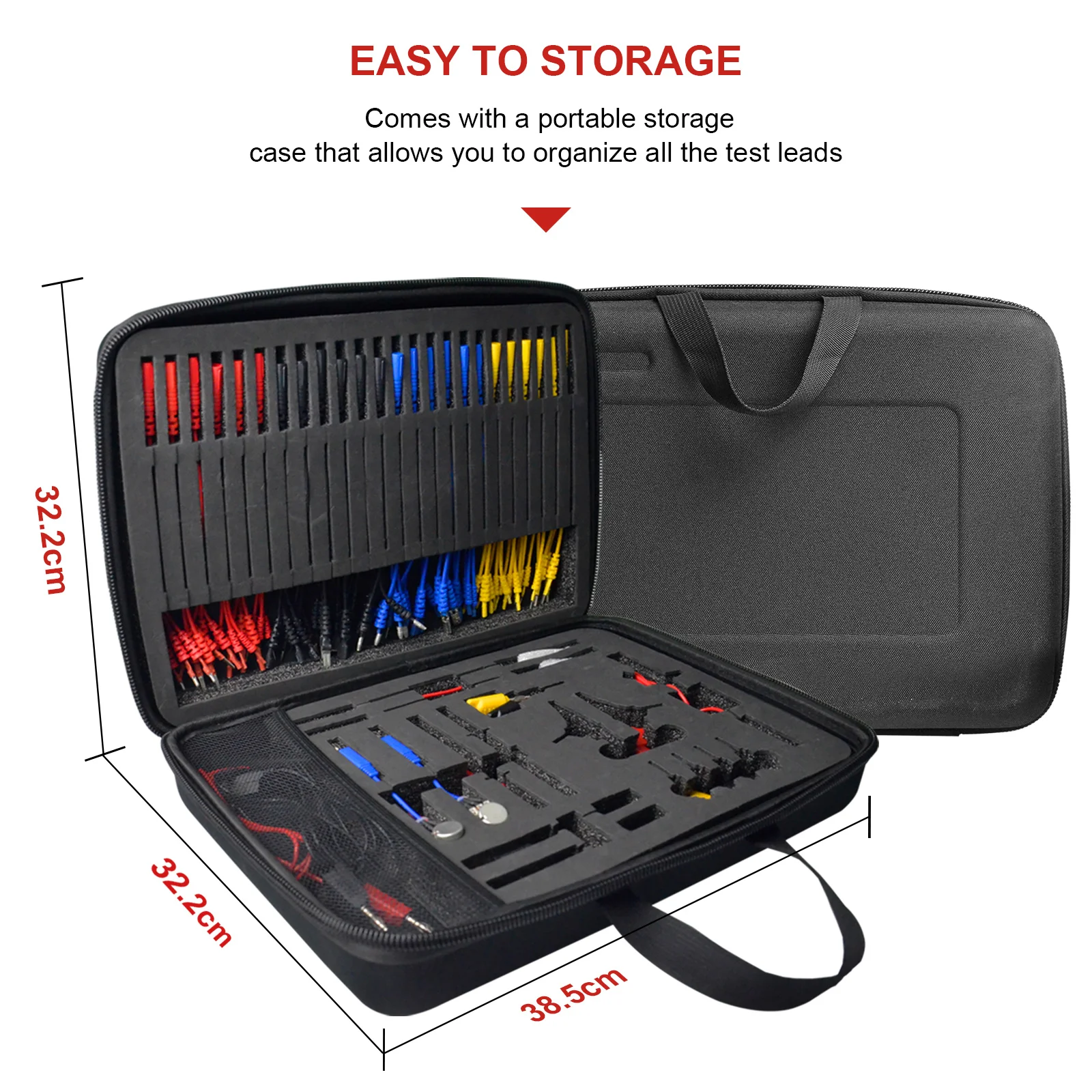 92-Piece Automotive Back Probe Kit, Professional Multimeter Test Lead Set for Auto Electrical Repair & Vehicle Diagnosis view 6