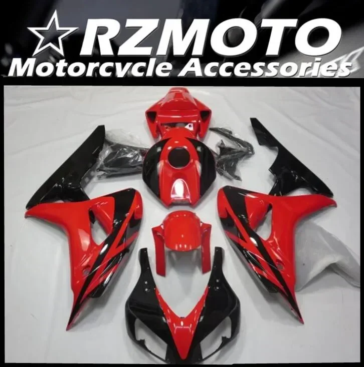 

4Gifts New ABS Whole Motorcycle Fairings Kit Fit for HONDA CBR1000RR 2006 2007 06 07 Bodywork Set Black Red