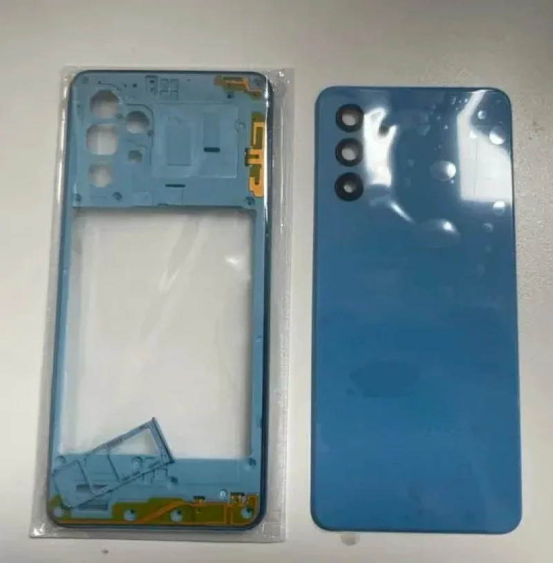Full housing case for Samsung Galaxy A32 4G A325 middle frame cover battery back cover rear cover with camera lens replace