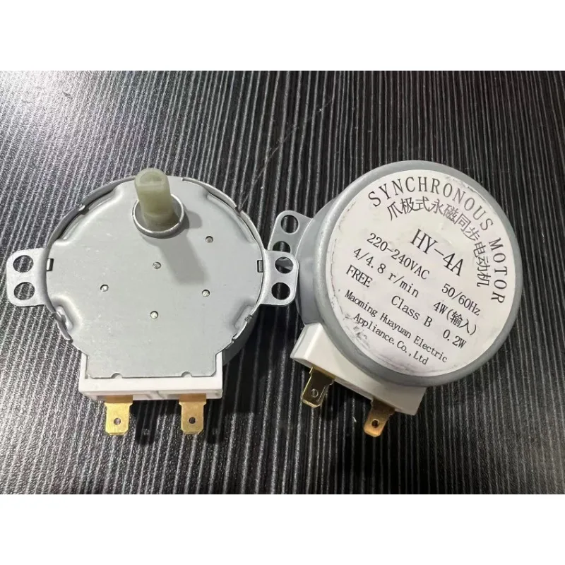 220-240VAC 4/4.8 rotating claw pole permanent magnet synchronous motor HY-4A microwave oven tray 50/60HZ