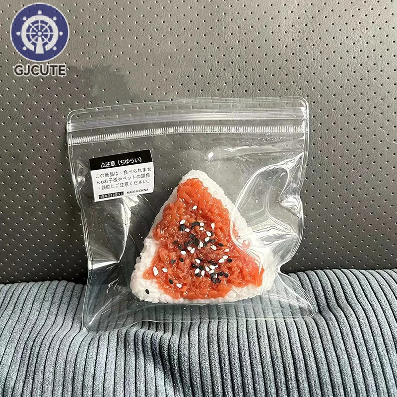 Fleurs de Sésame Triangle Riz IkSushi, Pincement du Bout des Doigts, Jouets Squishy pour Adultes, Soulignés, Instituts pour Enfants