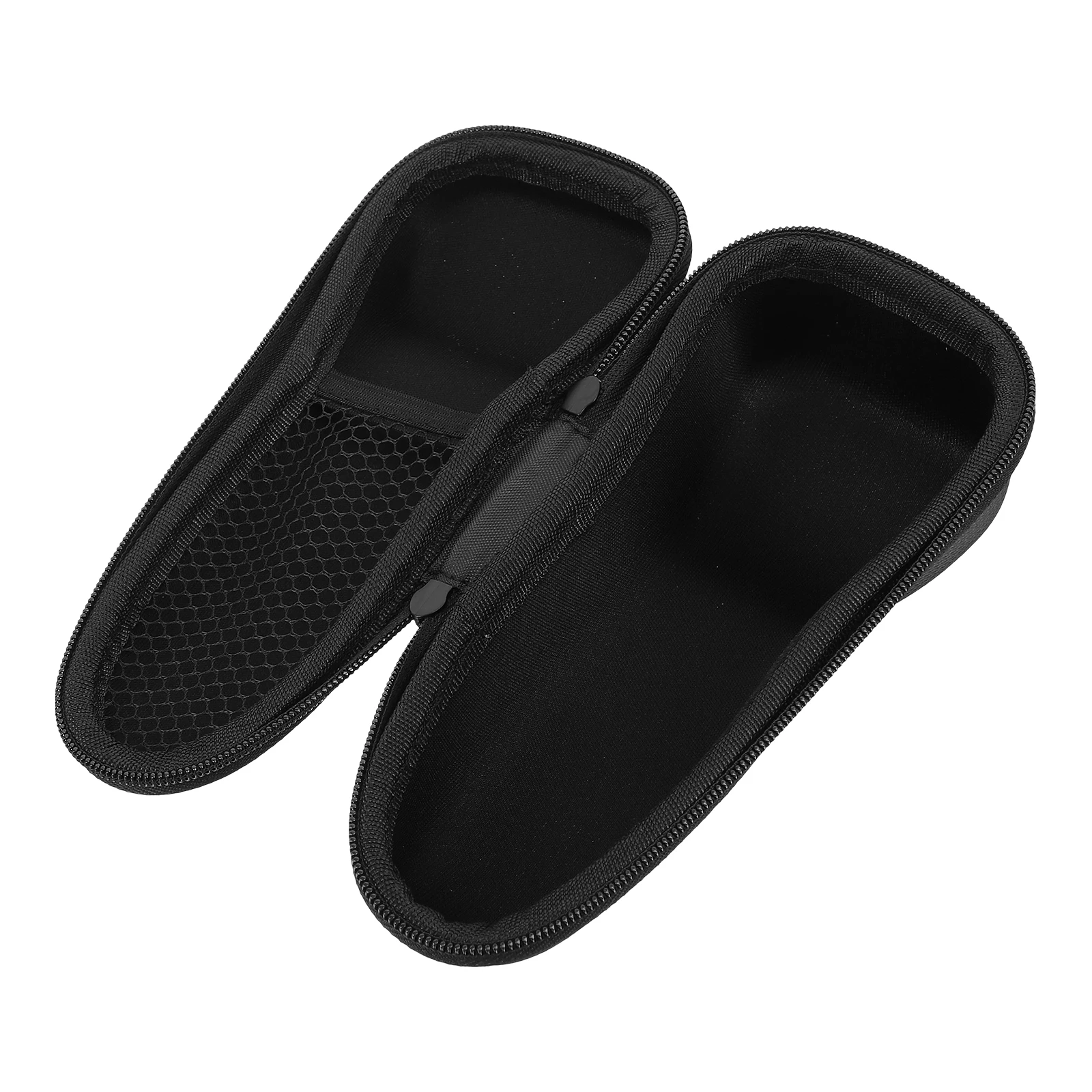 1 قطعة حالة السفر الحلاقة المحمولة ماكينة حلاقة حقيبة التخزين سحاب عازل للماء للصدمات خفيفة الوزن الأسود ماكينة حلاقة حقيبة تخزين الحلاقة #6