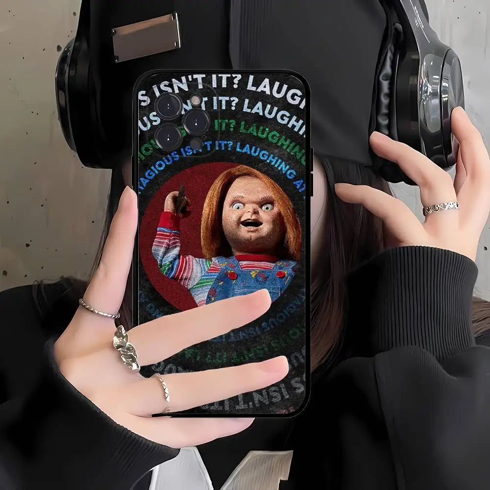Chucky Doll Horror Movie Phone Case For iPhone 17 16 15 14 13 12 Mini 11 Pro Max Soft Silicone Cover view 6