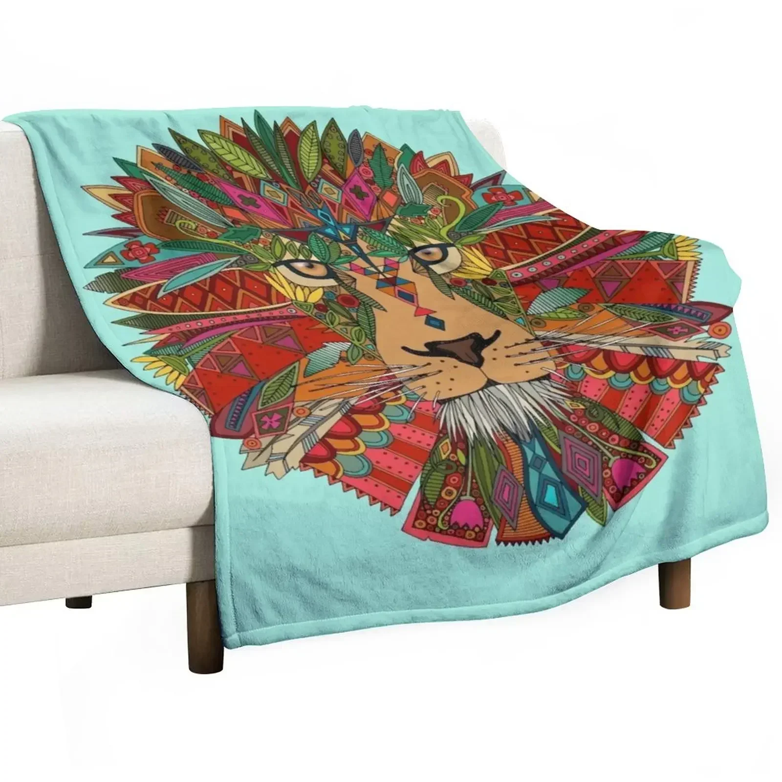 

lion mint Throw Blanket Moving valentine gift ideas Blankets