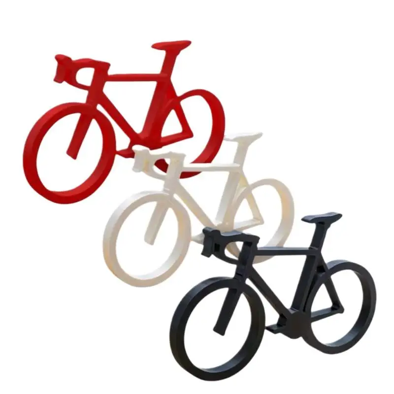 AliExpress NONE Modern Abstract Bicycle Sculpture Minimalist Bike Art Decor 3D Printed Cycling Sculpture Desk Decor Home Office Gift〔Nest〕