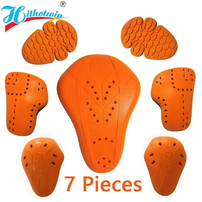 CE Level 1 2 Armor Work Clothes Jacket Insert Protective Gear Motocross Back Shoulder Elbow Protector High Elasticity Pads