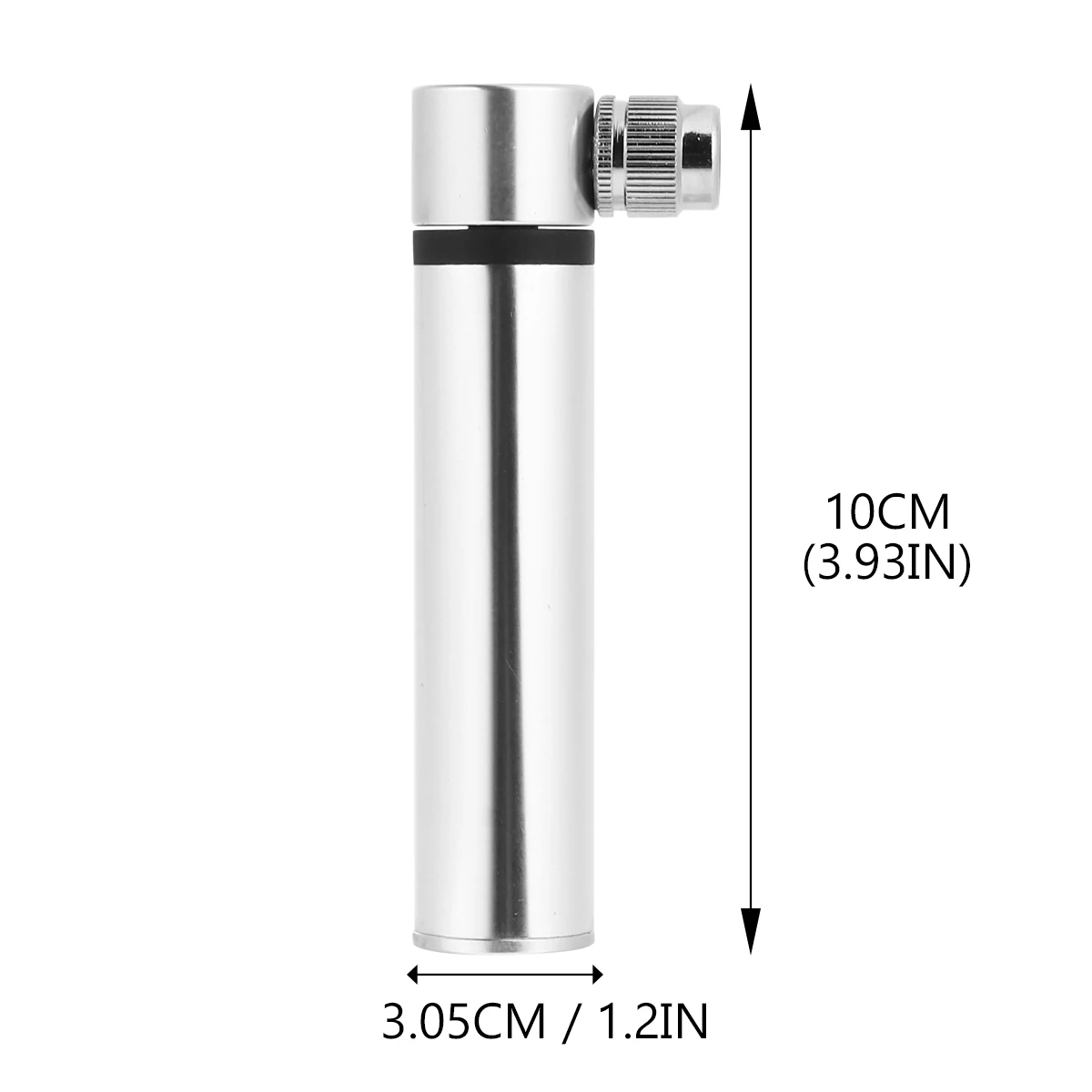 

Bike Pump Repair Kit Aluminum Alloy Mini Portable Tire Patch Puncture Supplies Glueless Set Inflate Fast for Sports Balls Bike