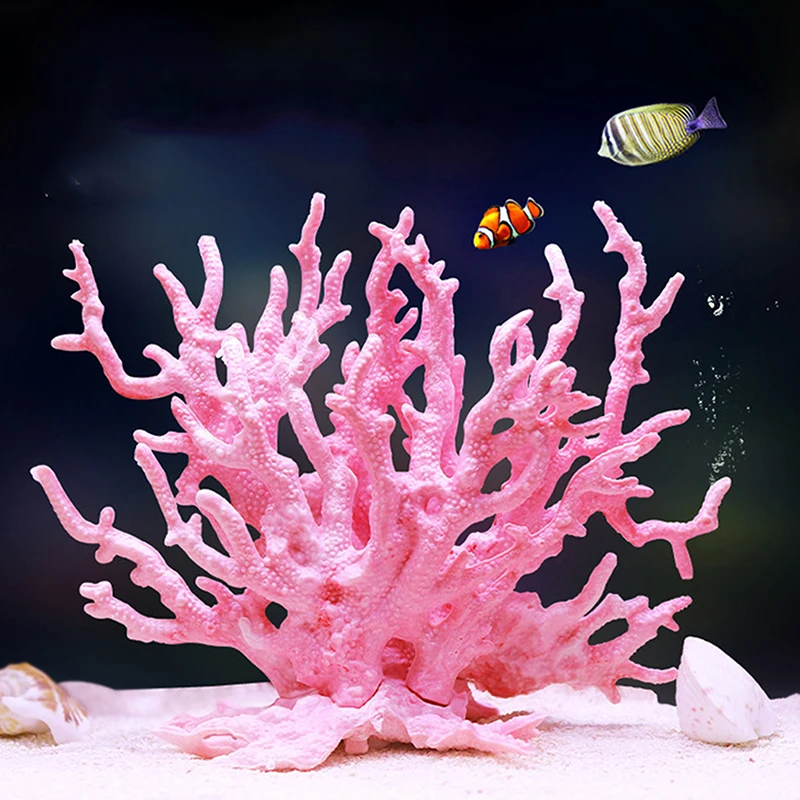 Undersea Artificial Fake Coral Water Plants Landscape Fish Tank Simulation Fake Coral Aquarium Decoration Family Micro Ornaments