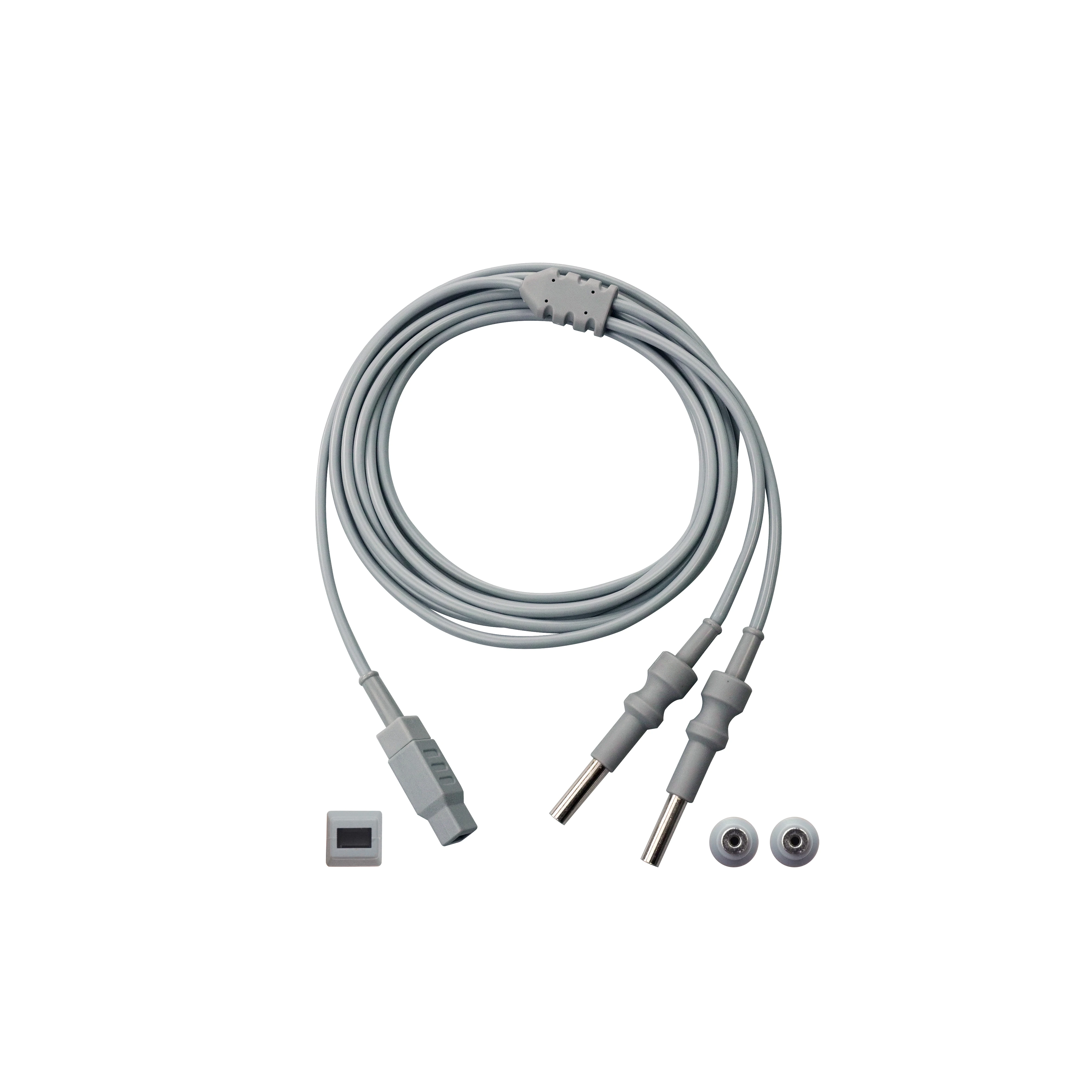 Cable 2-Pin High Frequency Electrosurgical Unit Adapter Cable Reusable Bipolar Clamp Cable ESU Accessory