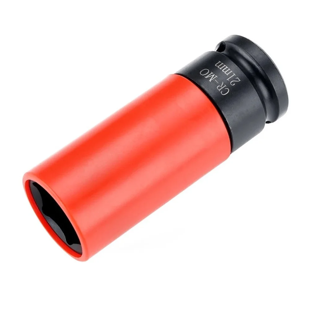 17/19/21mm Sechskant-Steckschlüssel für Druckluftschrauber, Reifenmontage, Radnabenschutz, 1/2 Zoll Schlagschutz-Steckschlüssel