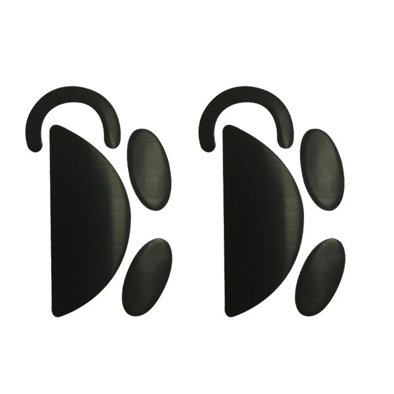 Прочные коньки для мыши, подушечки для ног для мыши G90/G100S, наклейка с изогнутыми краями, легкие подушечки, гладкая точность